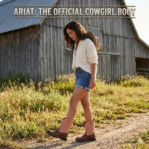 Ariat Women's Fatbaby Gem Western Boots - Size 7.5